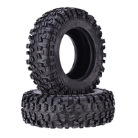 2Pcs Rubber Tires Wheel Tyre For Wltoys 12428 12428-A/B/C 12423 1/12 RC Car Spare Replace Parts