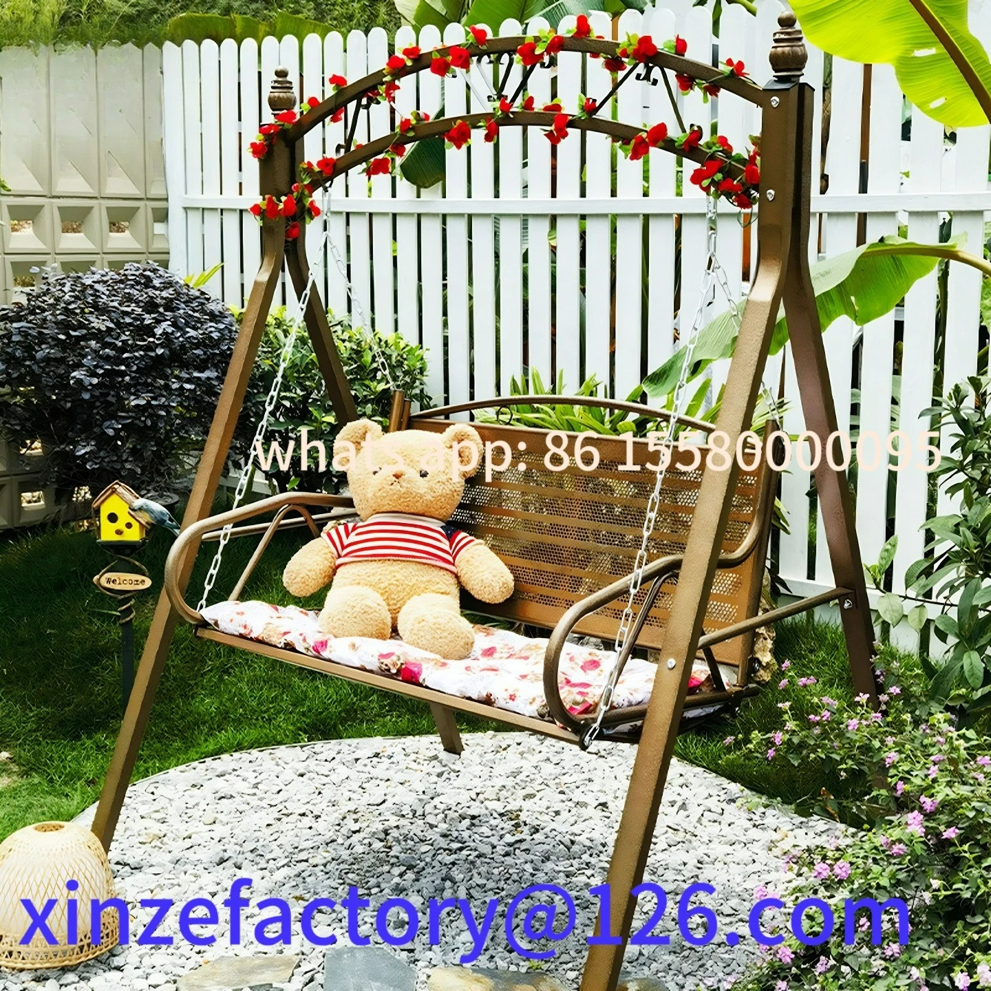 

Customizable Home Double Garden Outdoor Cradle Hammock