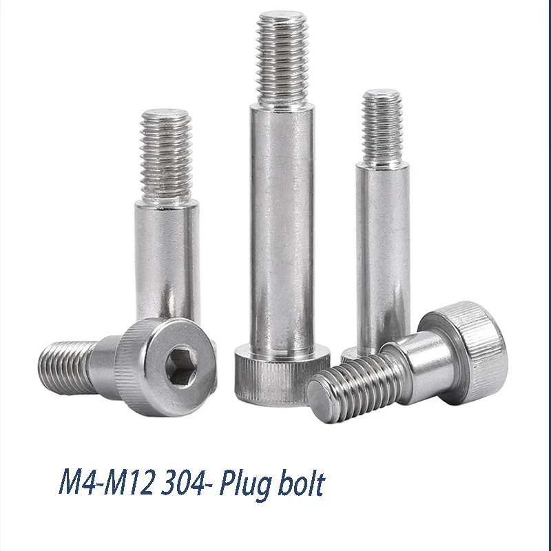 

M4 M5 M6 M8 M10 M12 304 Stianless Steel Hex Hexagon Socket Cap Head Shoulder Roller Bearing Screw Bolt Light Bar