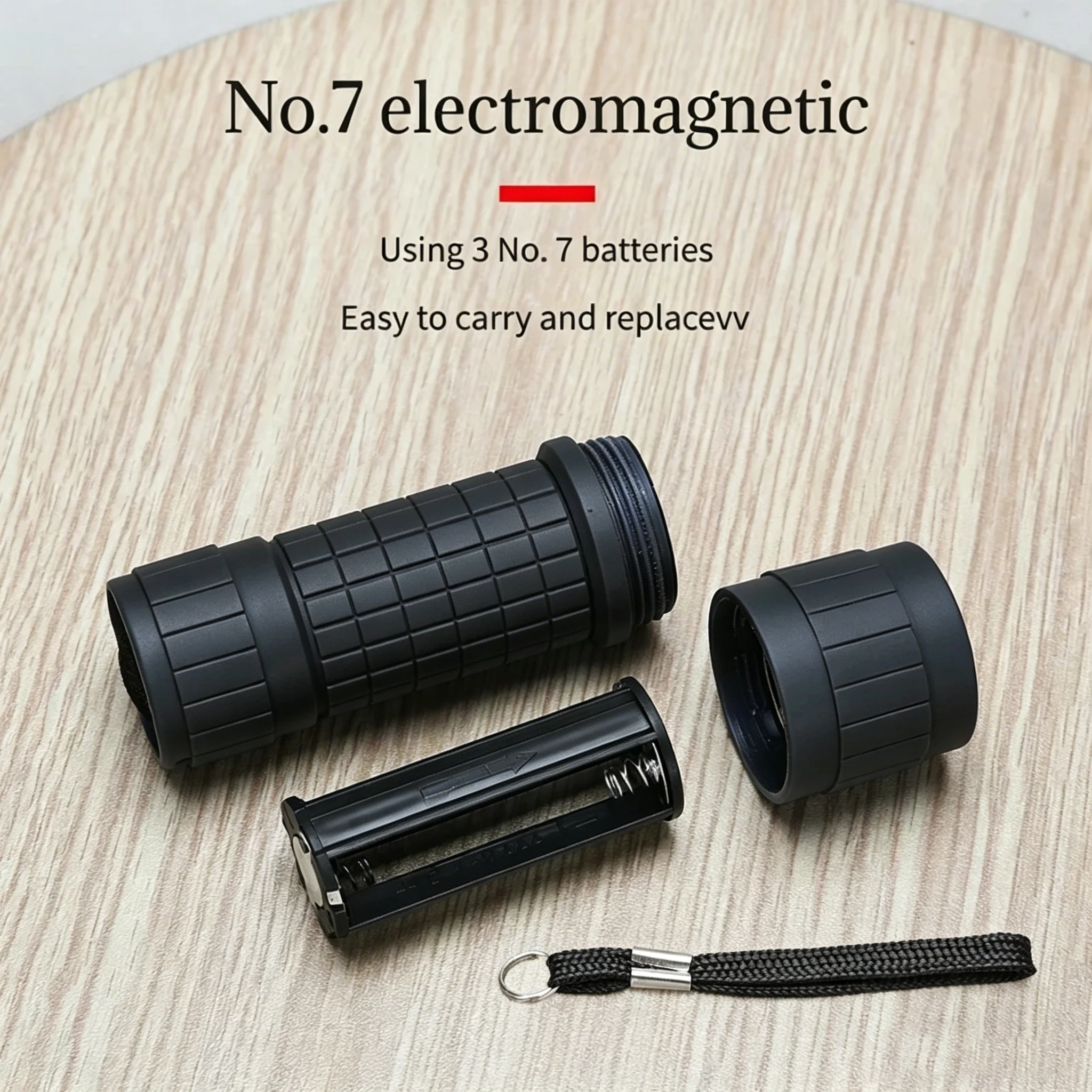 Picture 4: Mini Portable Flashlight Nine XPE LWD Lamp Beads Strong Lighting Using Fixed Focus Pocket Outdoor waterproof Emergency Torch