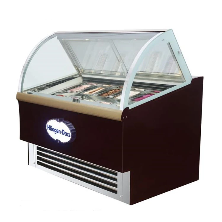 1.2m Italian Ice Cream Display Freezer Cabinet R055-1