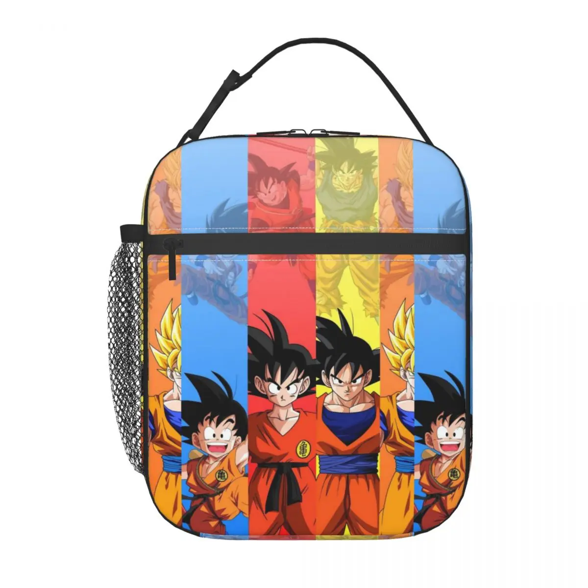 Custom DBZ Dragons Ball Goku Insulated Lunch Tote Bag for Women Manga Cartoon Resuable Thermal Cooler Bento Box School - view 2