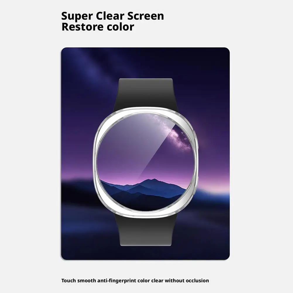 40mm / 44mm Screen Protector Case for Samsung Galaxy Watch 8 Soft TPU Face Cover All-Around Protective Bumper Accessories Y3E9