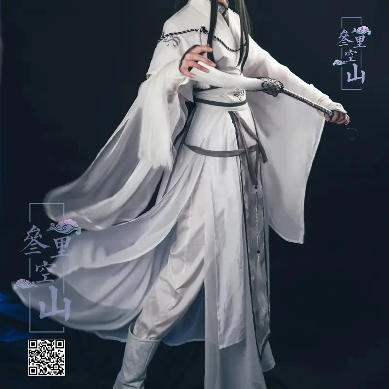 

DY20Founder of the Devil Way/Xiao Xingchen/Ask Moon White Ancient Costume COS Clothing25