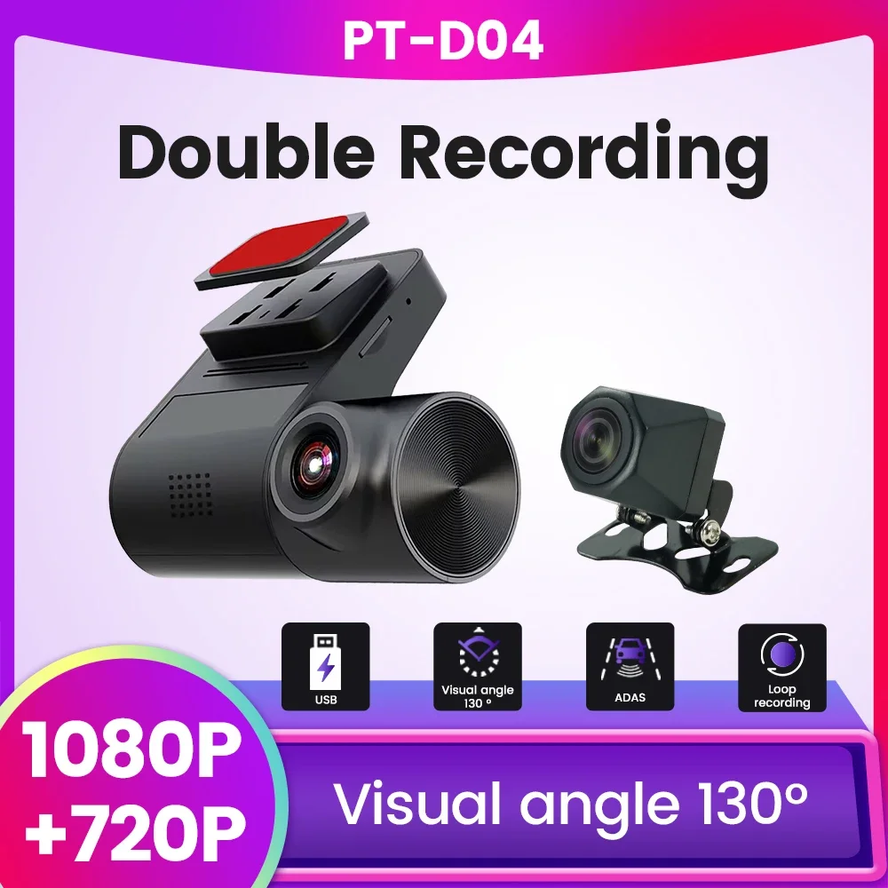 

1080P AHD Dash Cam Car DVR Night Vision Wireless HD Camera Loop Video Recorder USB Auto 24H Parking Mode ADAS Driving Assistance