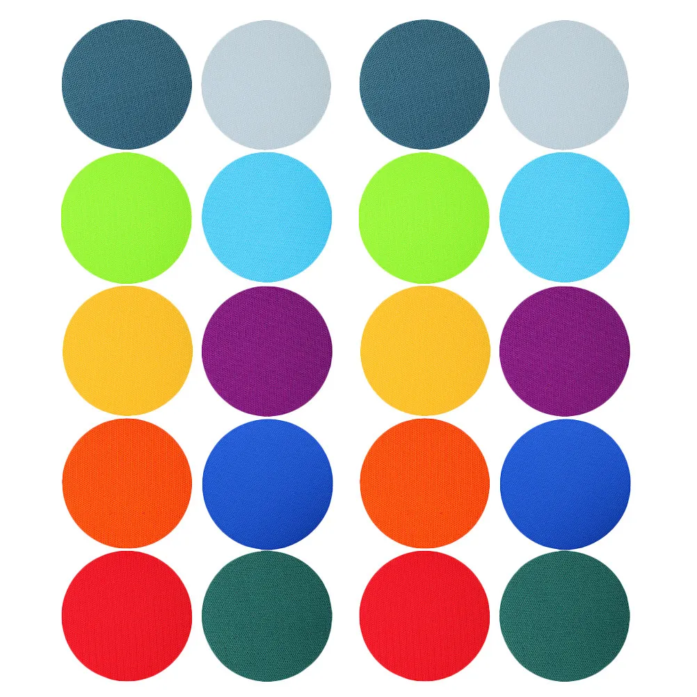 

40Pcs Carpet Spot Markers Round Non-Slip Colorful Floor Dots for Classroom Sitting Learning Sports Agility Training Kindergarten