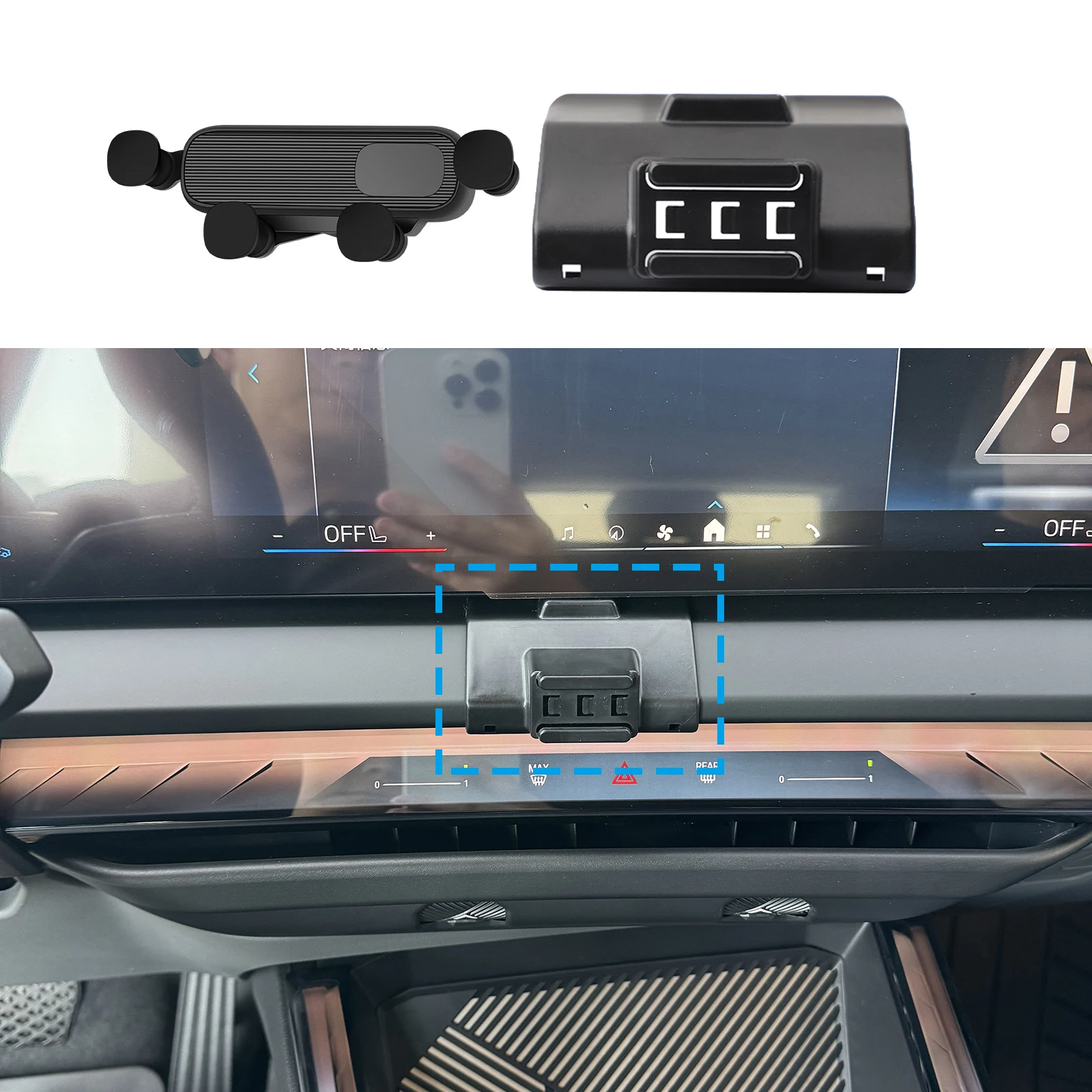 

for BMW X3 2025 2026 Phone Holder Screen Fixed Navigation Bracket Base Wireless