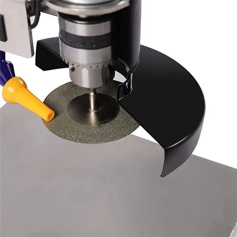 L63A 6000 R/Min Electric Glass Bottles Cutter, Glass Cutter Kit for All Shapes, for Sanding, Polishing and Cutting,US Plug