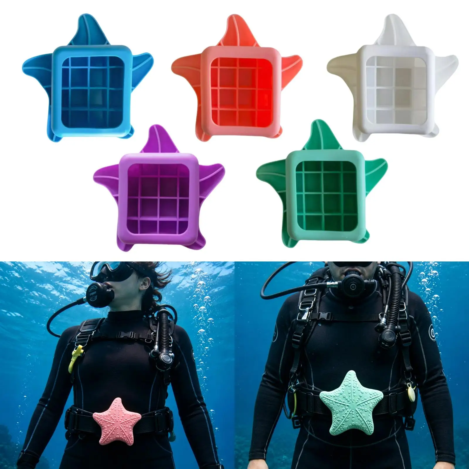 

Scuba Diving Weight Cover Snorkeling Gift Multipurpose Convenient Party Gear Underwater Supplies Freediving Weight Shell Sleeve