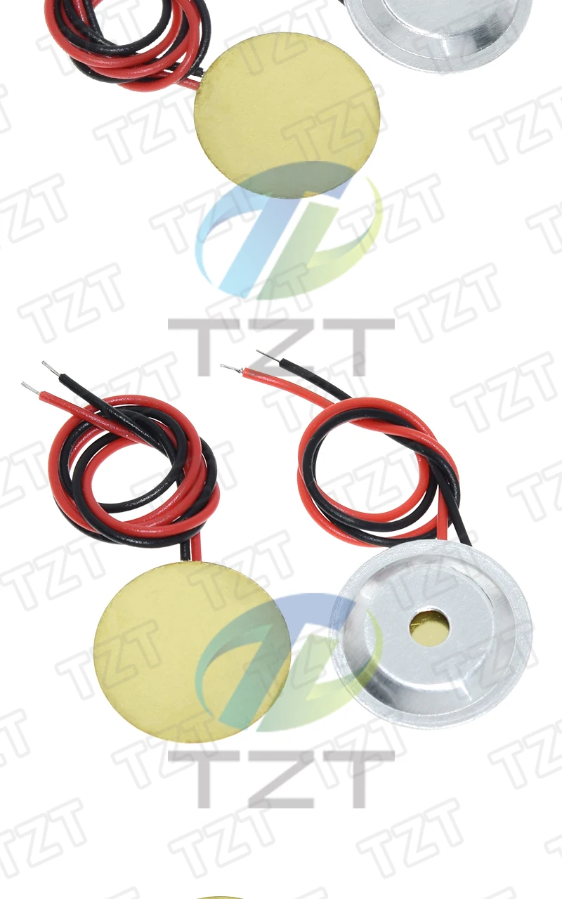 10/30 Stück 15 mm Summer-Sounder-Sensoren Trigger-Trommelscheibe mit Kupferdraht + Aluminiumgehäuse – Detail 3