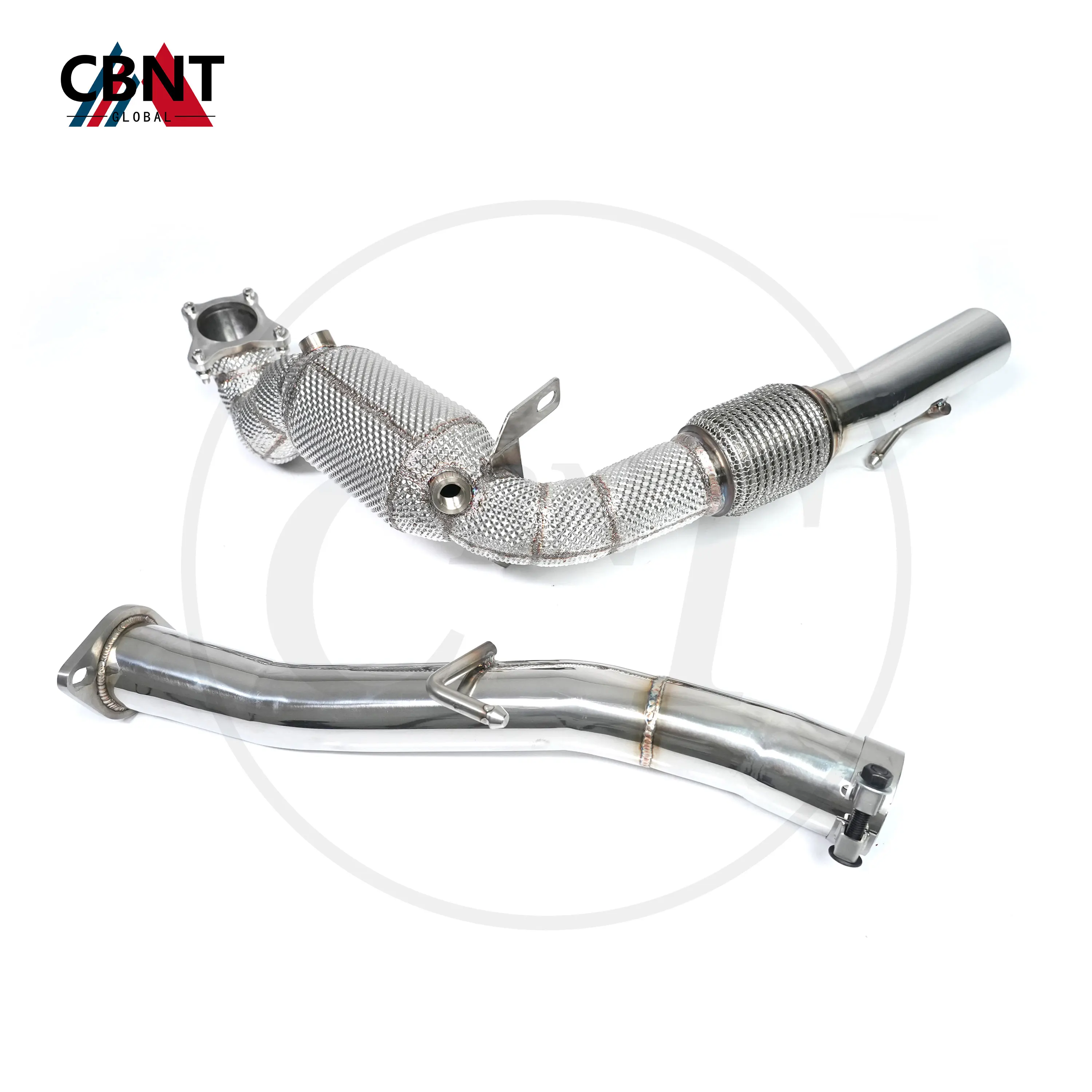 

CBNT Exhaust Headers for Audi A1 1.4T 2016-2023 Downpipe with Catalytic Converter SS304 Stainless Steel Exhaust-pipe System