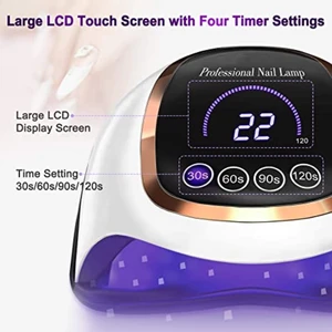 Professional UV LED nail lamp, dryer to dry the entire gel polish, automatic detection, salon equipment tool manicure, 4 timer 6 Main Sales Cabin UV Led Nail Gel - №2
