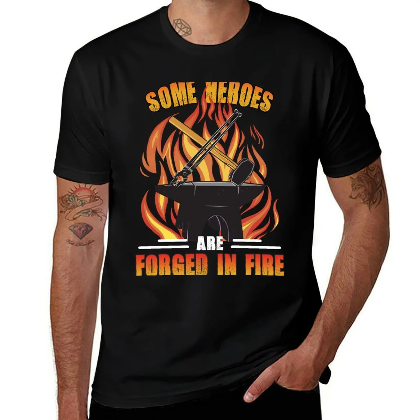 Blacksmithing Quote For Blacksmith T-Shirt Classic Graphic Short Sleeve Top T-Shirt