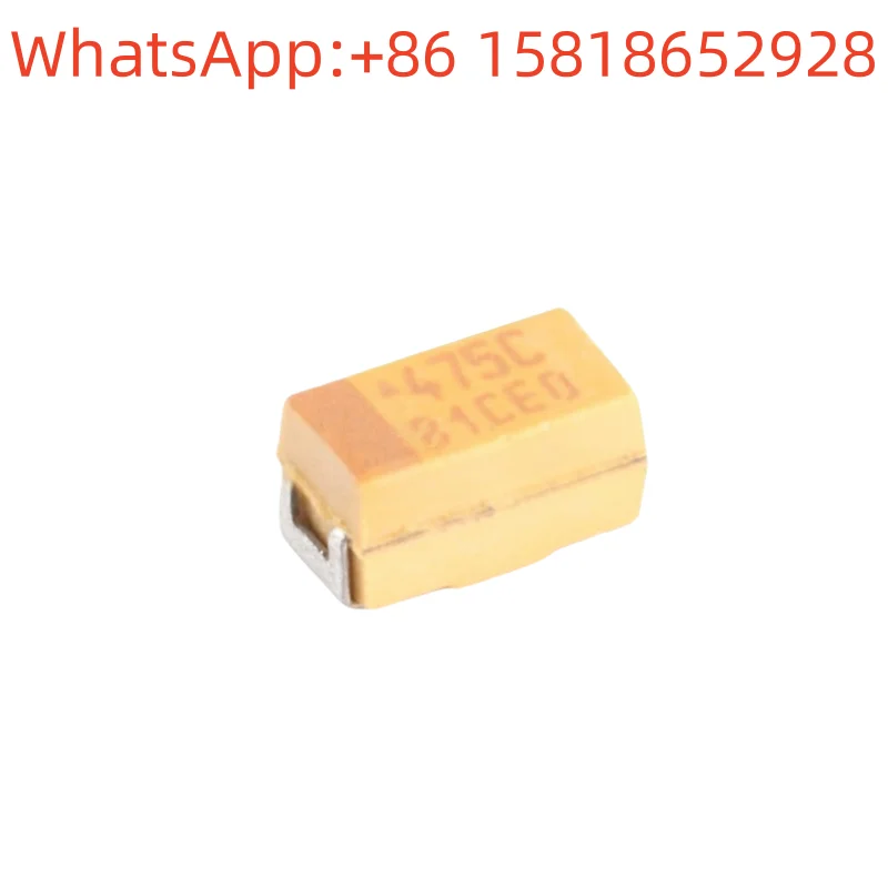 

20 штук оригинальных танталовых конденсаторов SMD TAJA475K016RNJ 1206, 3216A, 16В, 4.7мкФ ±10%