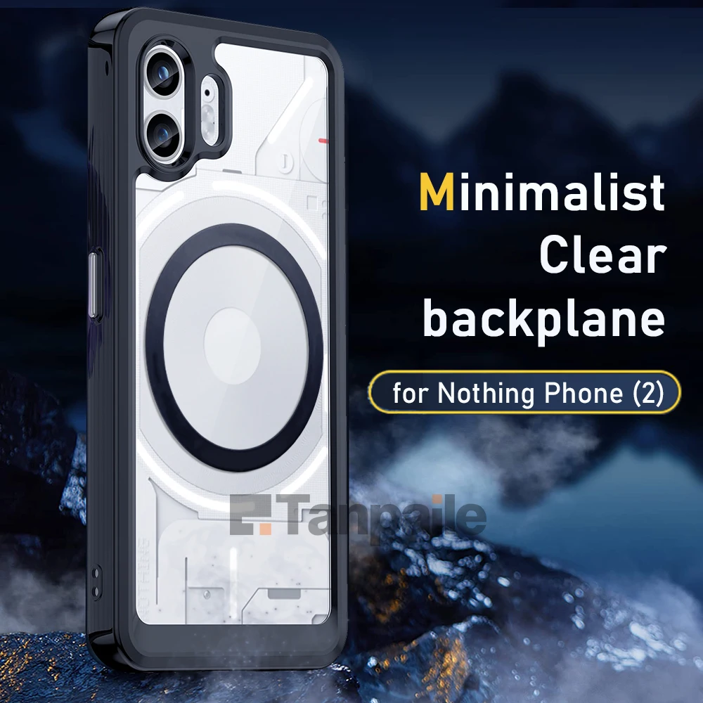 Tanpaile Case For Nothing Phone 2 1 2A Shockproof Minimalist Slim Thin Phone Cover Bumper Casing【Upgrade】