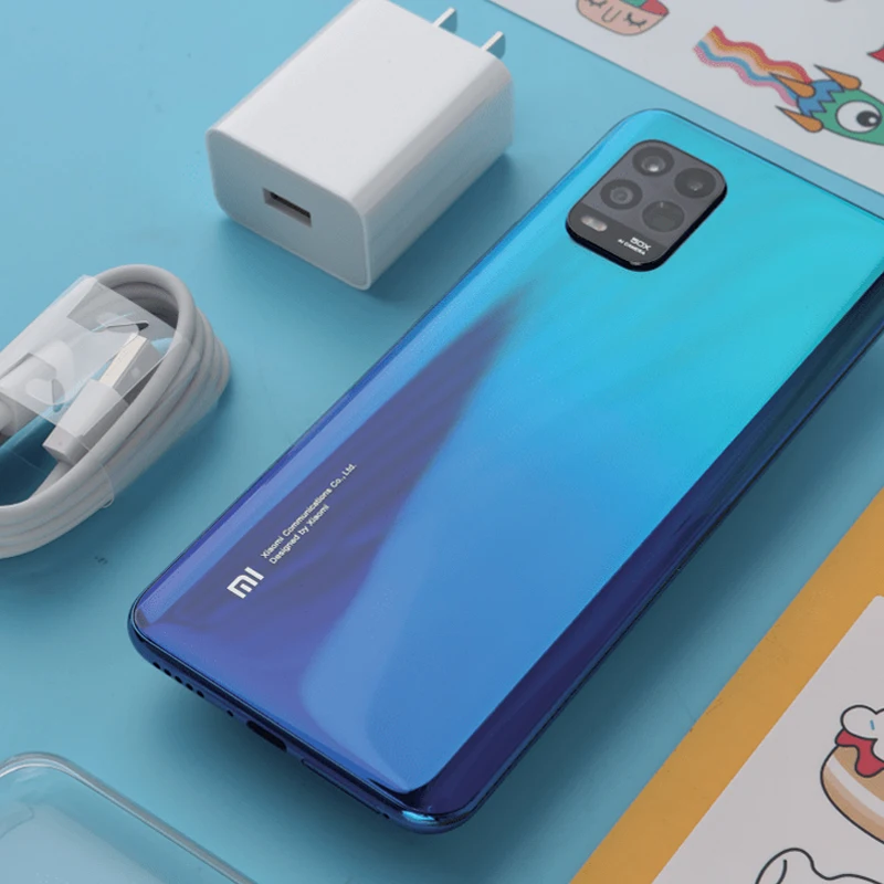 MIUI 11 Xiaomi 10 Lite 5G smartphone Snapdragon 765G Global Versie 4160mAh Batterij Android 128GB 256GBgebruikte telefoon