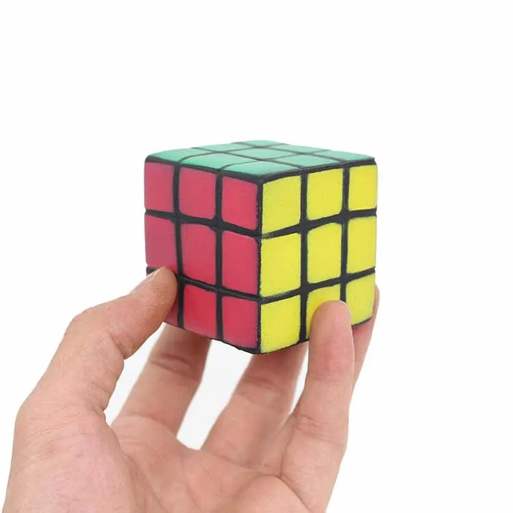 5cm Simulation Magic Cube Novelty Squishy Slow Rising Anti-strss Toy Squeezing Soft Soft Decompression For Children Adult Gifts