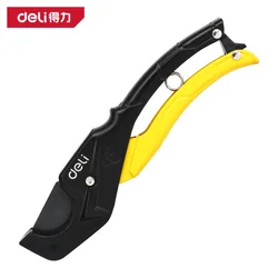 Deli PEX Cutter PVC Pipe Cutter Hose Cutter with 33mm Cutting Capacity Tubing Cutter for PPR,PE,PP,Rubber Hoses Plumbing Tools