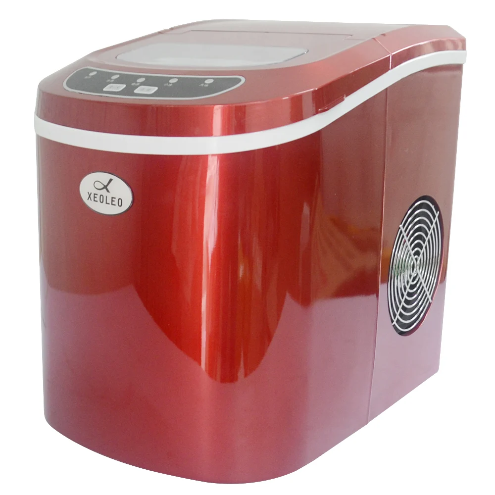 Mini ice machine electric bullet head cylindrical ice machine 12kg / 24h milk tea store automatic home ice machine