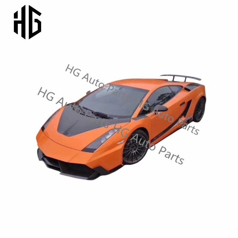 Car Accessories Real Carbon Fiber Bonnet Hood For 2008 Lamborghini Gallardo LP550 LP560 LP570 Car Engine Hood Covers