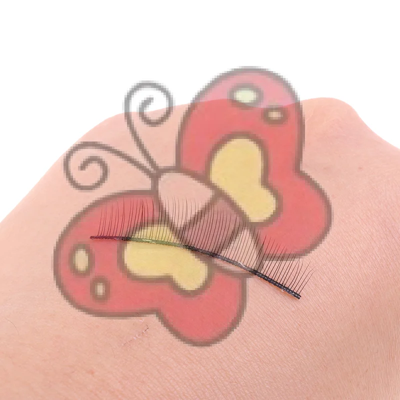 5 أزواج ممارسة جلدة رمش ملحقات لوازم التدريب كاذبة رمش قطاع رمش تمديد الجمال ماكياج أداة