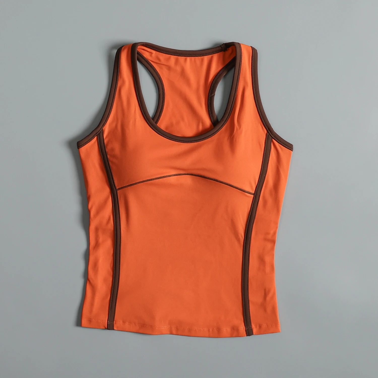 Sports vest with chest pad for women's running training quick-drying I-shaped beautiful back covering side breasts yoga fitness