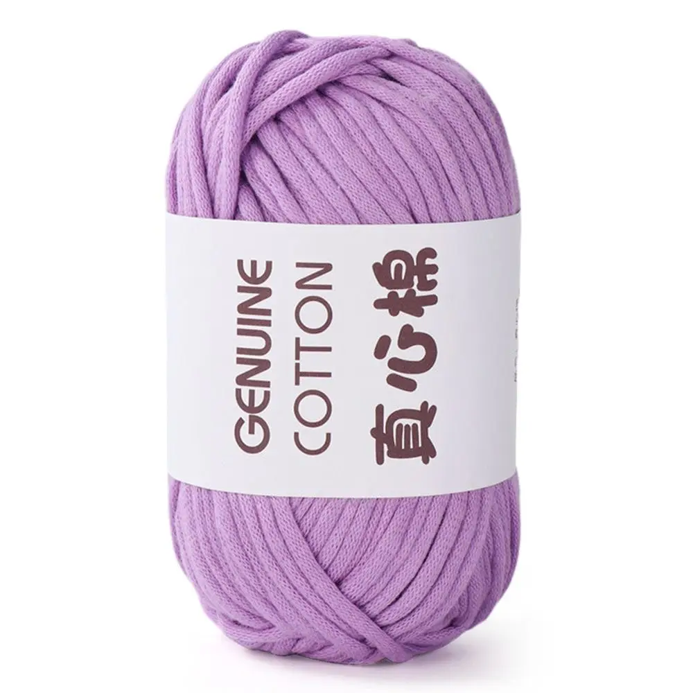 50g Cotton Yarn Beginner Crochet Yarn Easy To Use Cotton Yarn for Hand Knitting Weaving DIY Scarves Blankets Hat Clothes