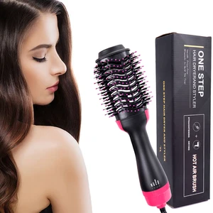 Cepillo para el secador de cabello multifunción Bloque Cepillo 4 en 1 Herramientas de peinado Volumizador de estilista Pincelador de aire caliente para todo el cabello 10 Mejores peine de secador de soplado de ventas - №4