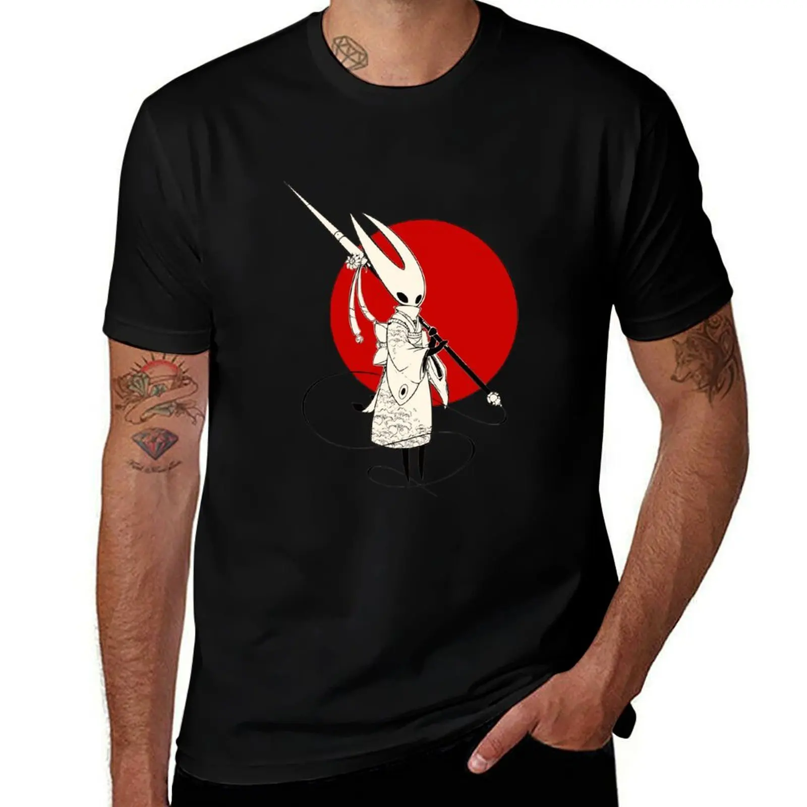 

Hornet in a Japanese Outfit - Silksong T-Shirt Big and Tall Basic Tee Shirt