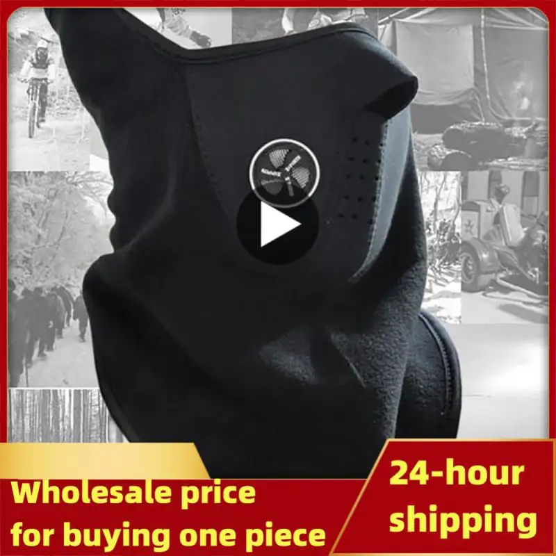 New Warm Fleece Mask Unisex Motorcycle Neck Guard Scarf Warm Snowboard Bike Ski Sports Outdoor Windproof Cycling Accessories