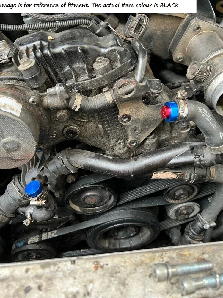 Schwarze Adapterstopfen, Thermostat-Bungs-Entfernungsset für BMW Serie 1, 3, 5, 7 – Kühler-Einrichtung, Auto-Reparatur-Werkzeugsatz – Detail 2