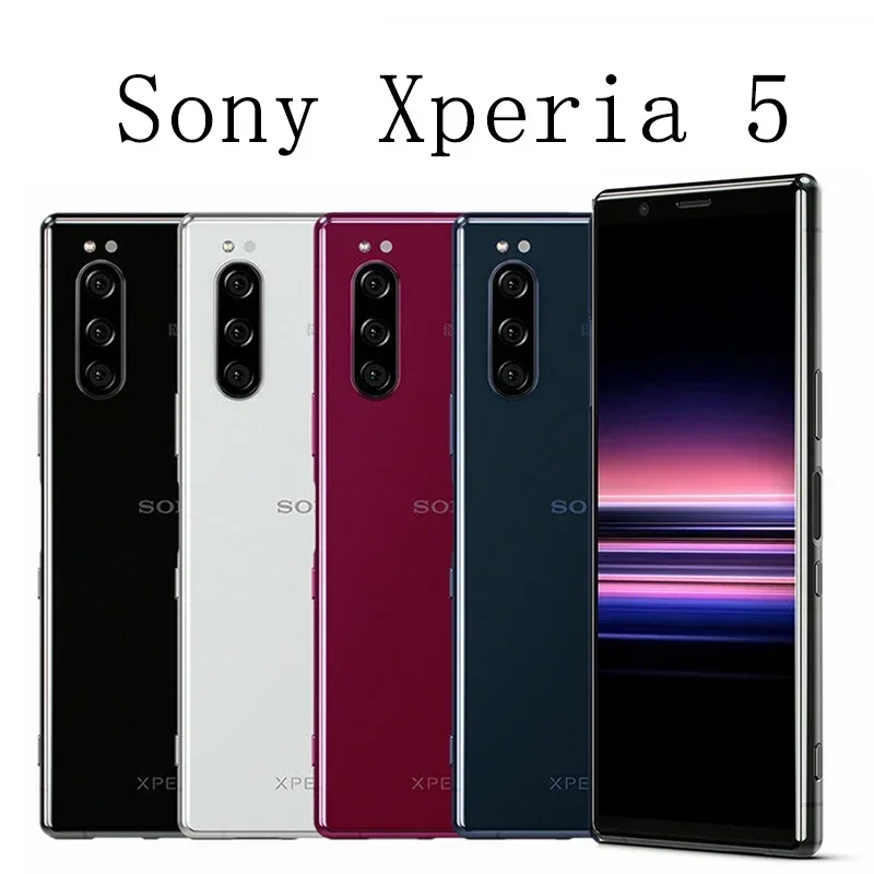 

Unlocked Original Sony Xperia 5 J8210 J9210 Japanese version 6G 64GB/128GB ROM 12MP 6.1" 4G LTE Snapdragon 855 NFC Smart Phone