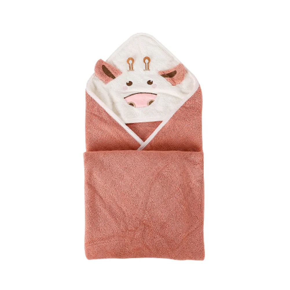 

Dairy Cow Decor Cotton Bathing Robe for Baby Kid Child Random Color Bathing Towel Warm Absorbent Robe