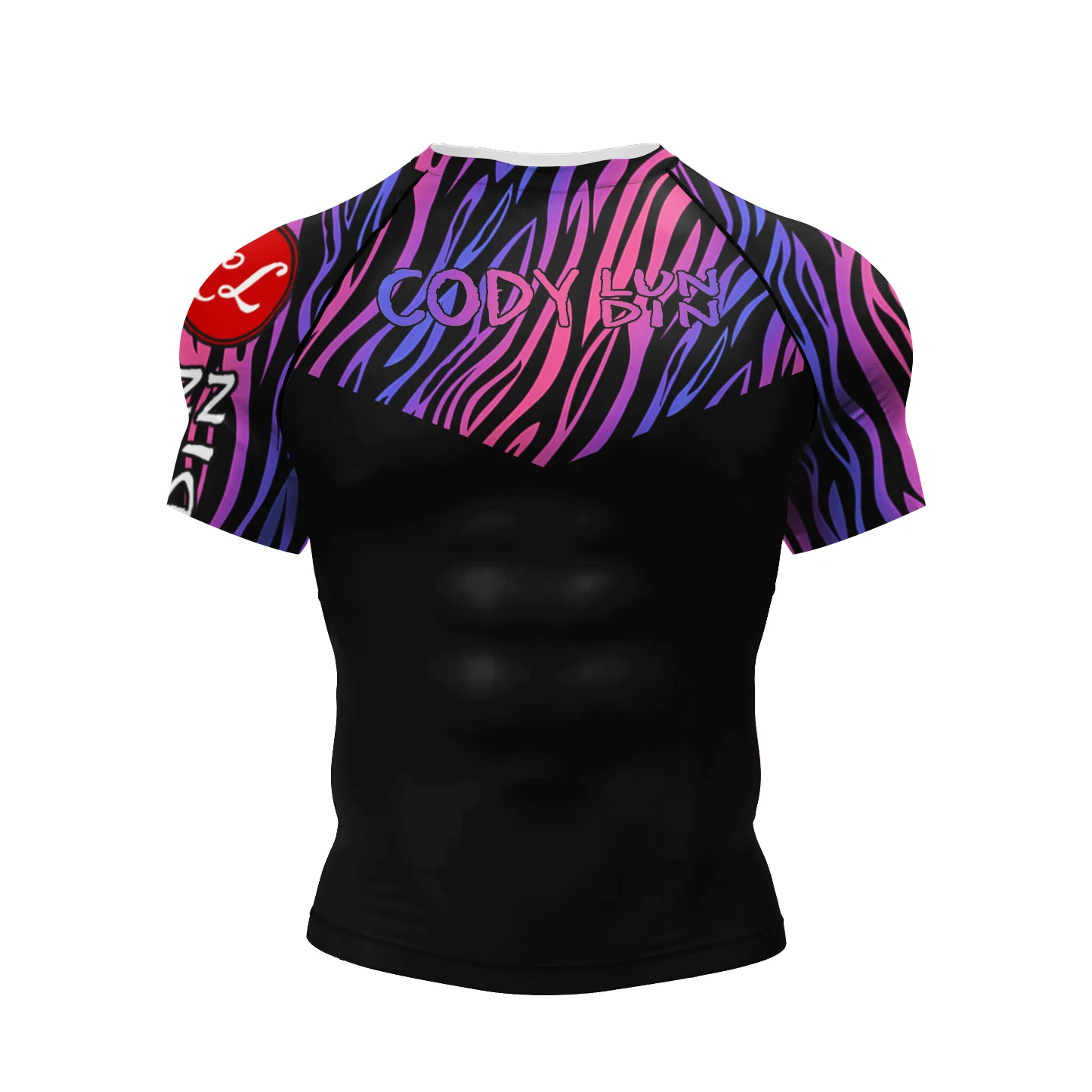 Cody Lundin Tattoo Men's Gym Compression Tshirt Masculine Sublimation Short Sleeve Rashguard BJJ jiu jitsu Boxing Jersey Custom