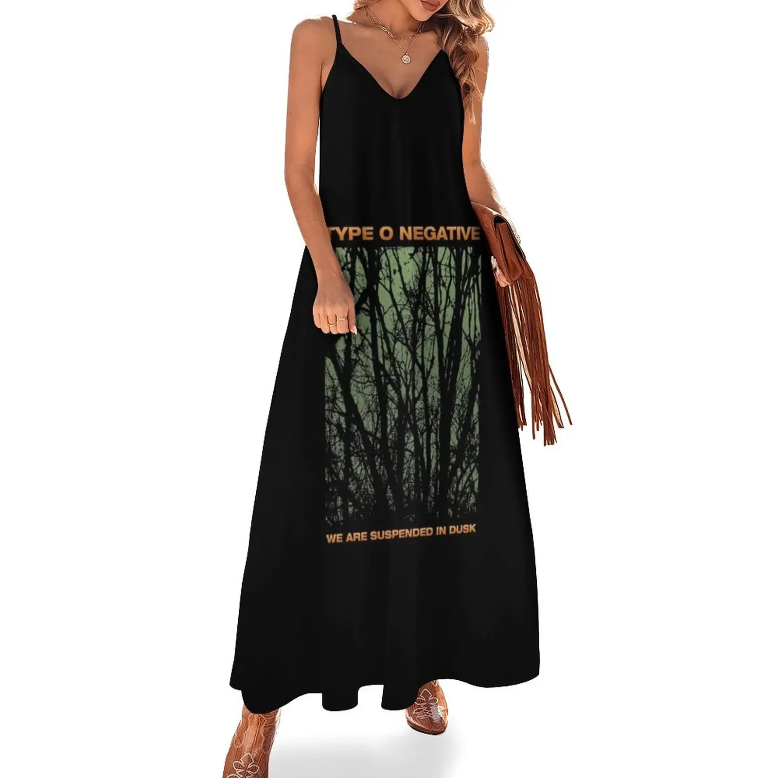 

Vintage Retro Type O Negative - Suspended In Dusk Halloween Sleeveless Dress women dress dress summer