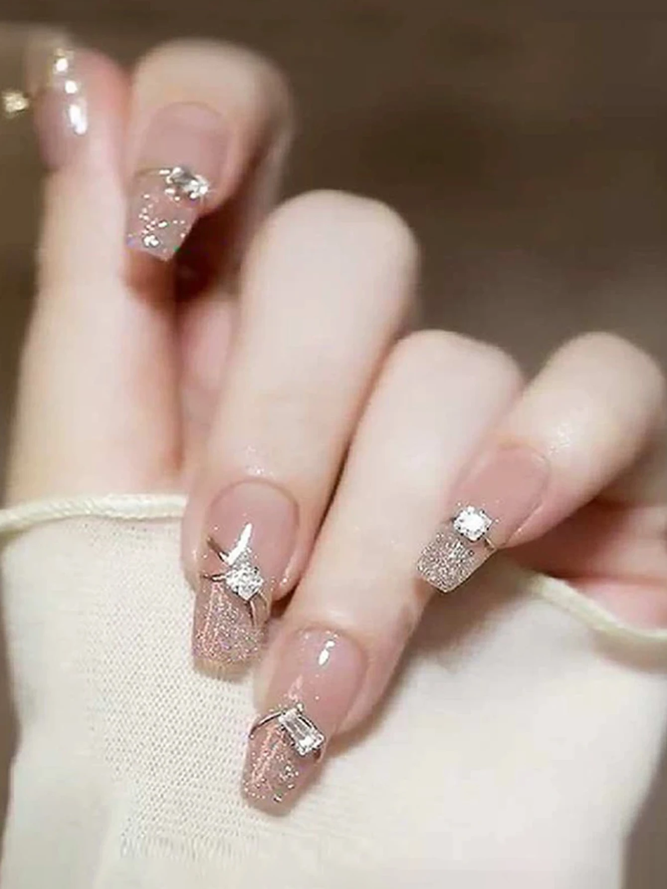 1/12 szt. 12ml Holograficzny Lakier do Paznokci z Brokatem Kolorowe Błyszczące Cekiny Soak Off UV LED Lakier do Salonu Domowego do Zdobienia Paznokci