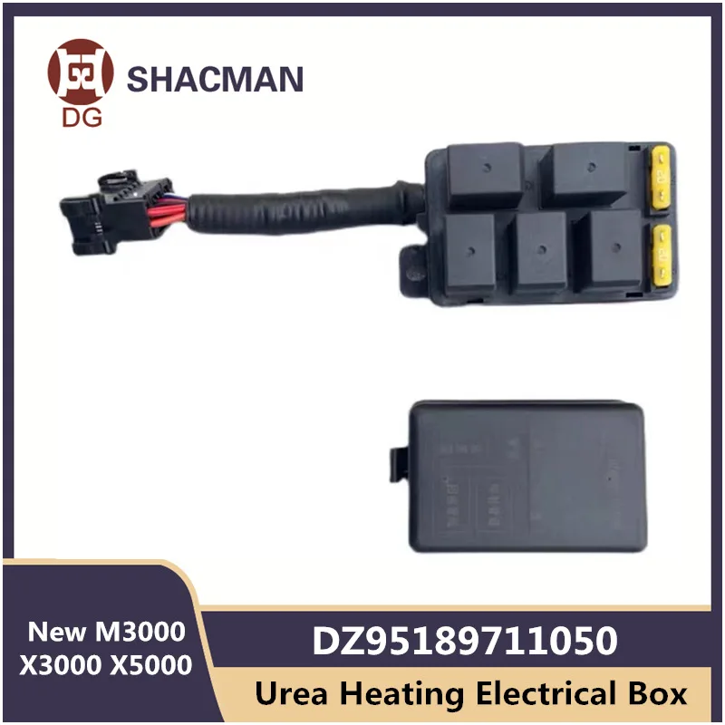 

DZ95189711050 Urea Heating Electrical Box For SHACMAN New M3000 X3000 X5000 Inlet and Return Liquid Fuse Box Original Truck Part