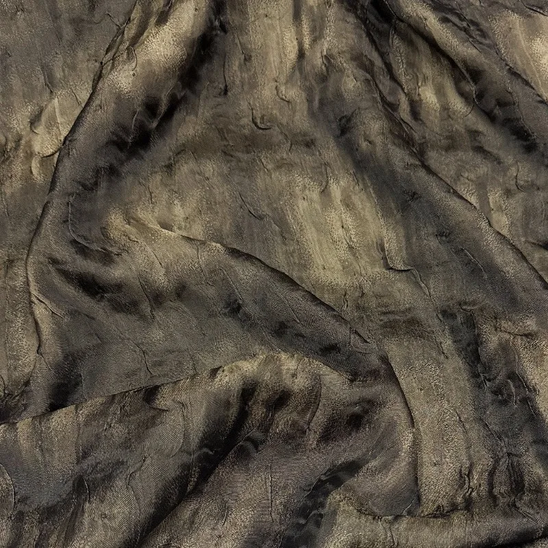 Vintage Double Layer Bubble Pleated Jacquard Fabric for Designer Coat Skirt Fashion Clothing Sewing DIY Home Material Wholesale