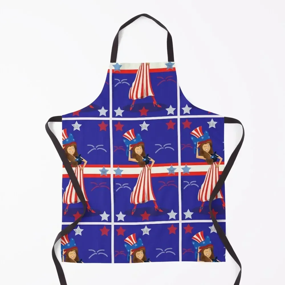 

The 4th's Jubilee Bird Apron Nursing Women Kitchen'S esthetician Kitchen Tools Accessories Apron