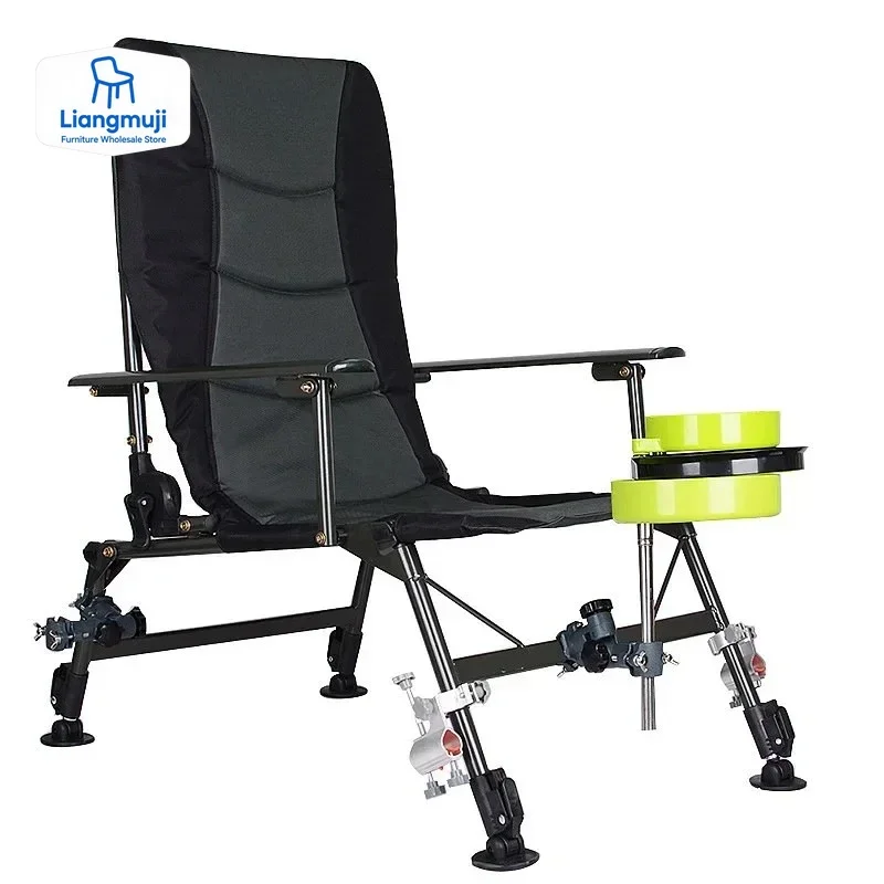 

Multi-Functional Fishing Chair Camping Chair Folding Portable Lightweight Bench Fishing Chair New All-Terrain Fishing Bench