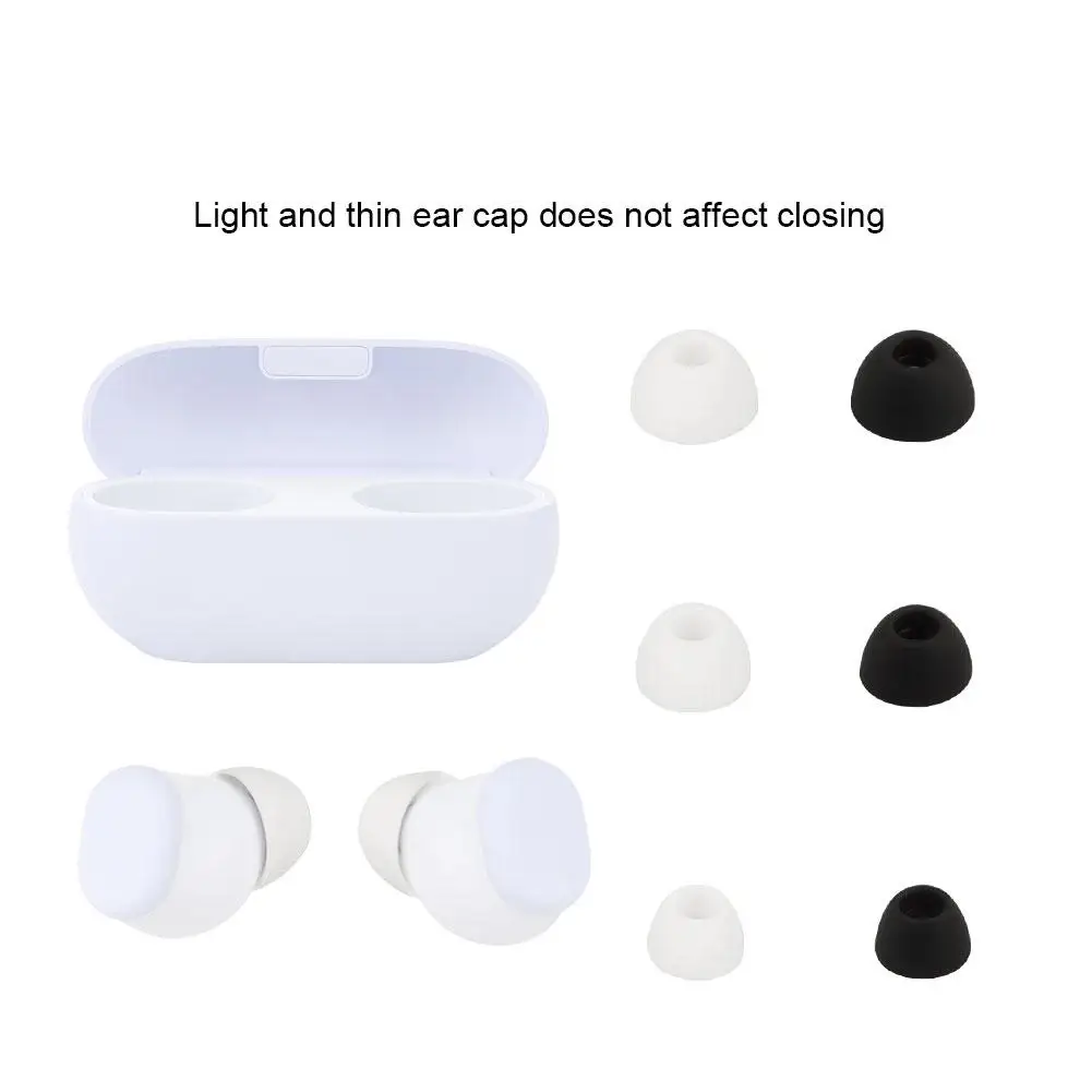 Silicone Earbuds Substituição para Buds Beat Solo, substituição de longa duração, Ear Comfort Dicas, Earcaps Bluetooth, J1J2