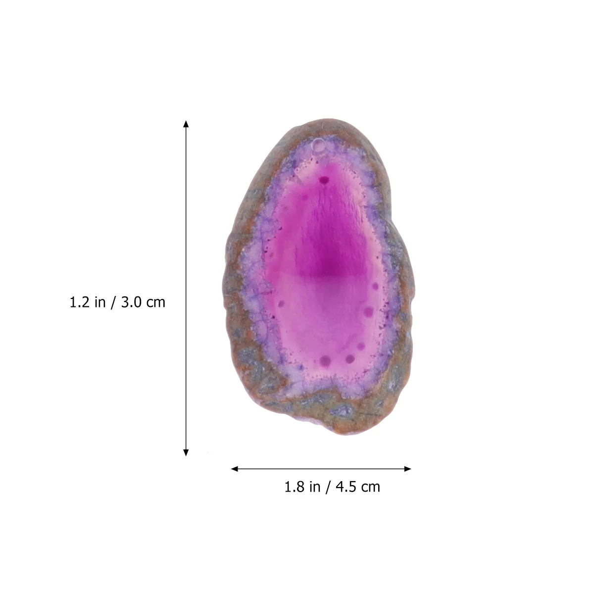 

20 шт. красочные ломтики агата, просверленные натуральный камень для подвески в виде колокольчика, ювелирные изделия своими руками, ремесленный декор, салфетка для подставки из нарезанного агата