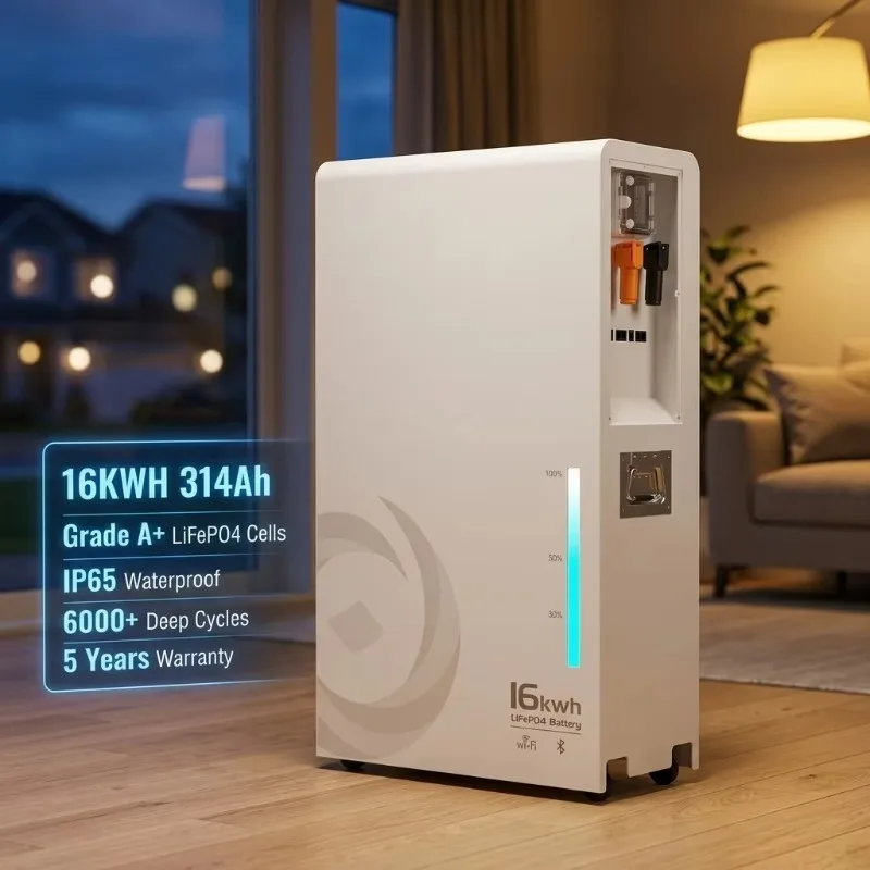 Hybrid Grid Home Energy Storage System All-in-One Solar  Communication Compatible for Growatt