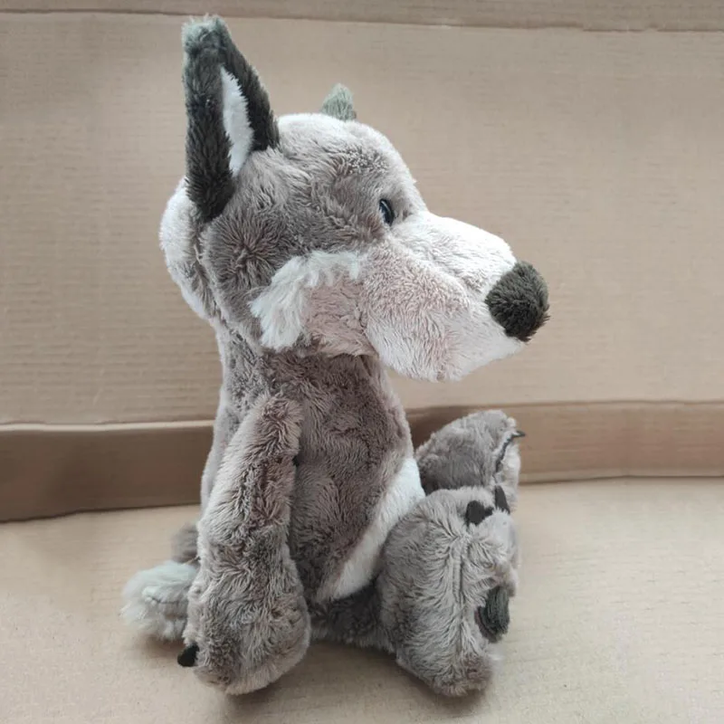 NICE Wolf Woody Kissen Forest Friends Plush Toy Stuffed Doll Cartoon Animal Model Dad Mom Bedtime Story Boy Girl Birthday Gift