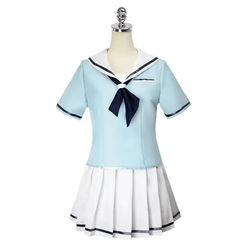 

Anime Dream Toyama Kasumi Cosplay Costume Wig JK School Uniform Sexy Skirt Cute Sailor Suit Halloween Carnival