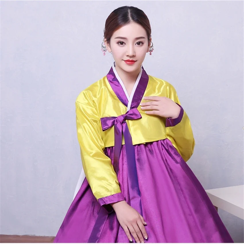 Women Hanbok Dress Korean Fashion Ancient Costumes Traditional Party Asian Palace Cosplay Performance Clothing 10Color