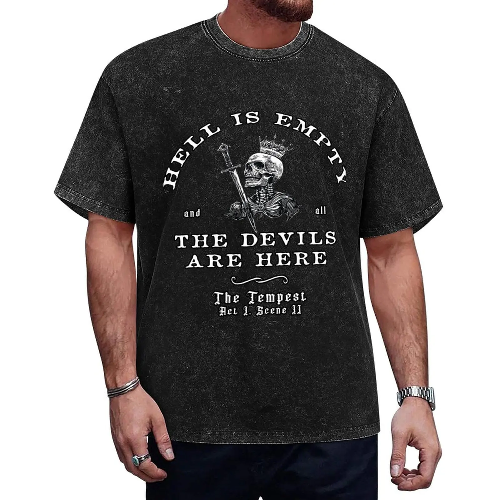 

Hell Is Empty & All The Devils Are Here T-Shirt funny meme t-shirts tees man clothes anime stuff mens t shirts pack
