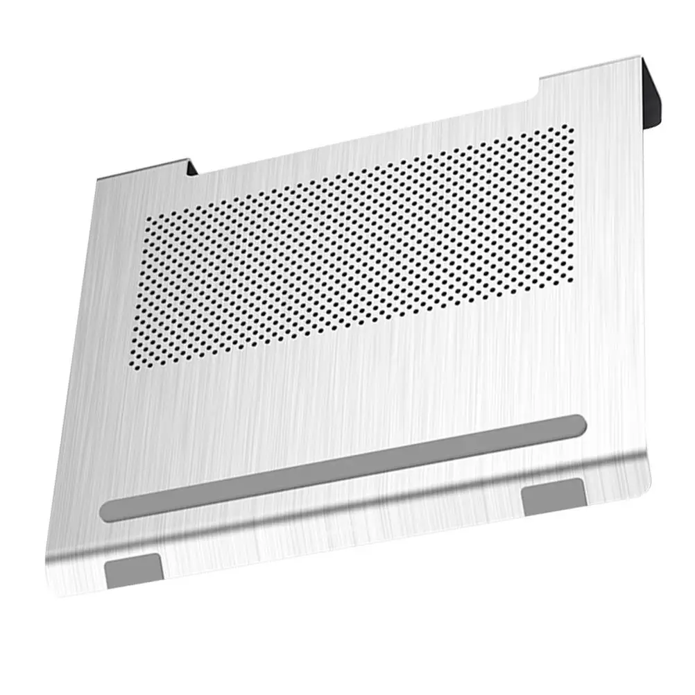 

Laptop Cooling Stand Dual 12cm Fans RGB Light Strong Airflow Notebook Computer Rack Gaming Laptop Lap Cooler Aluminum Alloy Heat