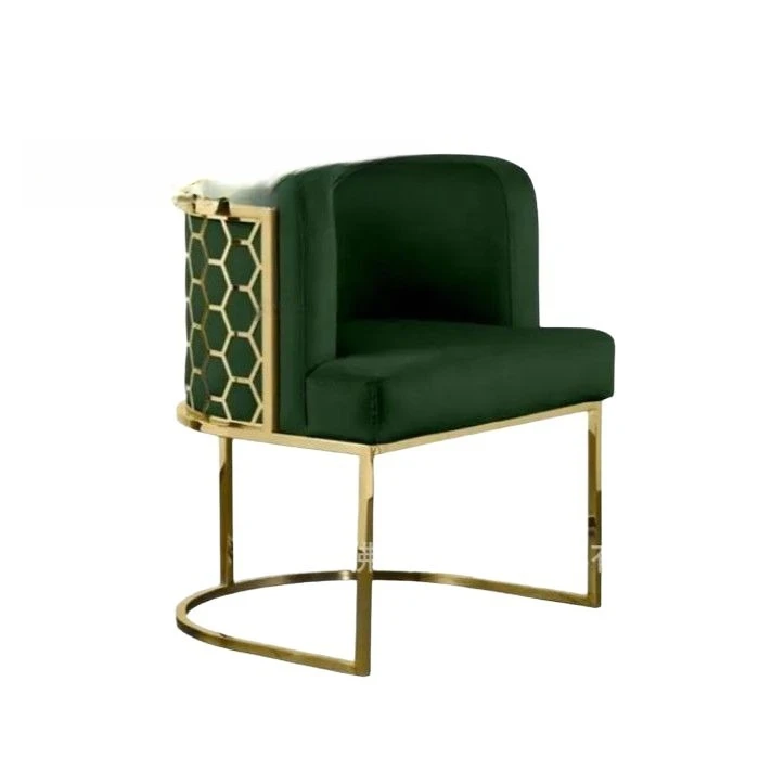 Silla de ocio, sofá, silla, acero inoxidable, lujo ligero, hotel, modelo