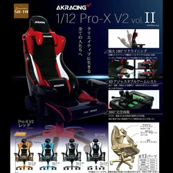 Japanese Genuine SO-TA Gashapon Capsule Toys AKRACING Computer Chair Gaming Chair 2 Office Chair 1/12 Model Toy Ornaments